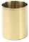 NatSumeBasics Gold Pencil Holder Cup Pen Pot Cosmetic Brushes Holder 3mm Dual-layer Super Thick Golden Makeup Brush Holders Flower Vase for Office Home Desk Accessories Organizer (Gold)