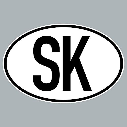 GreenIT SK Aufkleber Auto Sticker SVK Slowakei Länderkennzeichen Zeichen Symbol 4061963019900