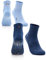 Occulto chaussettes antidérapantes femmes 2-4 Paires (modèle: Madeleine) 2 Paires | Bleu,marin 35-38