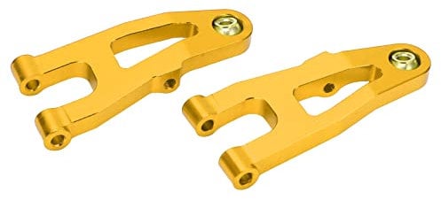 RC Front Lower Arms, RC Front Lower Swing Arm Replacement Wear Resistant High Strength for SG 1603 for 1/16 RC Car(yellow)