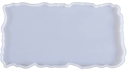 Moldes de Resina,Moldes de Bandeja de Resina Irregular,Moldes de Fundición de Resina Epoxi,Moldes de Bandeja de Arte de Resina de Silicona,Molde de Resina para Hacer Posavasos y Bandejas de Té,1 Pieza
