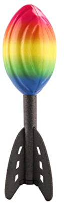 Gonetre Aero Howler Fußball, 28 x 8 x 8 cm, Regenbogen, klassischer Langstreckenfußball, PU, fliegender Ball, Indoor- und Outdoor-Spaß