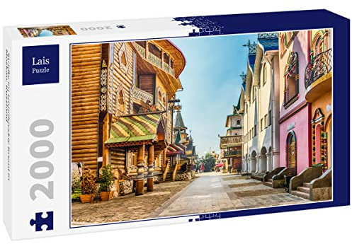 Lais Puzzle Straße im Izmailovskiy Kreml in Moskau, Russland 2000 Teile