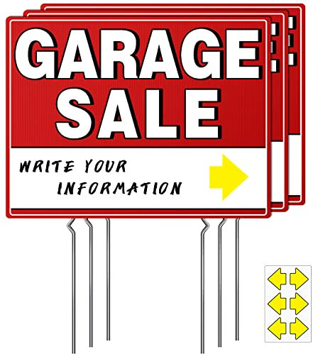 Carteles de venta de garaje (3)