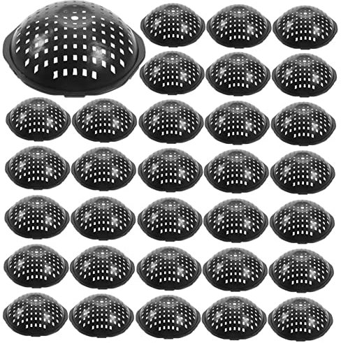 SEWOART 50pcs flowerpot spacer Planter Bottom Pad mesh pads for pots Planter Hole Mesh Pad Flower Pot Hole Mesh Pads Plant Pot Bottom Net Planter Hole Pad plastic mesh screen hanging