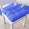 PETTI Artigiani Italiani - Cuscini per Sedia Cucina, Set 6 Cuscini per Sedie Cucina, Coprisedie Cucina in Cotone con Laccetti, Blu Elettrico, 100% Made in Italy