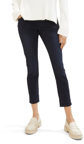 TOM TAILOR Damen Tapered Relaxed Hose mit Kordelzug