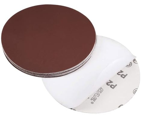 TA-VIGOR 9Pcs 150mm PSA Sanding Discs, 2000 Grit 6 Inch Self Adhesive Stickyback Sandpaper Discs, Aluminum Oxide Sandpaper for DA Sander, Sand Automotive Car Paint, Wood, Metal