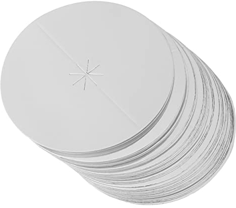 Warmhm 45st Kerzentablett Tropfschutz Papier Tropfschutz Für Tischkerzen Tropfenfänger Für Kerzen Kerzenschutz Kerzen Tropfschutz Kerzenscheiben Papierfach Aluminiumfolie Gedenken