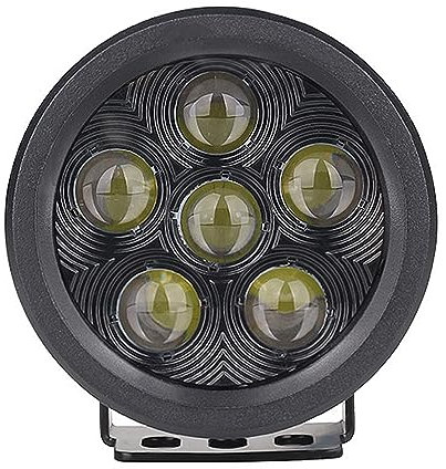 MASO Proyector LED redondo luz de trabajo de aluminio fundido a presión LED todoterreno foco de conducción 18 W luz de trabajo para 12/24 coches, turcks barcos, SUV, ATV, etc.