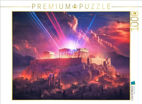 CALVENDO Puzzle Akropolis - Athen | 1000 Teile Lege-Größe 64 x 48 cm Foto-Puzzle für glückliche Stunden