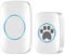 DONGKER Wireless Dog Doorbell,Waterproof Self-Powered Dog Bell with 980feet / 300m Range 60 Chimes 5-Level Volume for Plug in Door Entry Bell suit Small Medium Dog