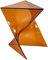 GQMYCDM Beistelltisch aus Acryl, Beistelltische fürs Wohnzimmer, Kleiner Getränketisch, Couchtisch Klein für Wohnzimmer, Schlafzimmer, Büro, Badezimmer, Transparent (Color : Orange)