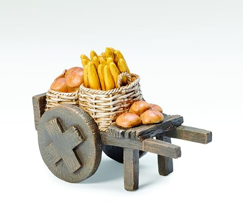 Fontanini by Roman Inc., Bread Cart, 5 Village Collection, Nativity Figure and Accessories, Hand Sculpted and Painted
