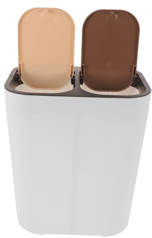 GREENADSCAPE Basura Cubo Abono Contenedor Envase Contenedores Papeleras Reciclaje Para La Cocina Papelera Casa Papelera Reciclaje Cocina Prensa Manual Alimento El Plastico
