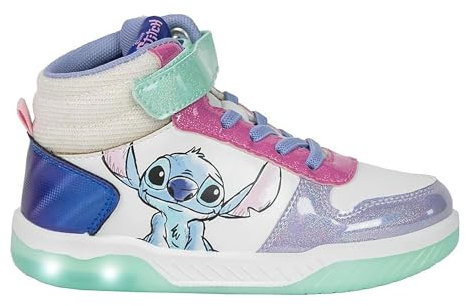 CERDÁ LIFE'S LITTLE MOMENTS Jungen Deportiva Suela PVC Con Luces Stitch Leichtathletik-Schuh, Weiß, 33 EU