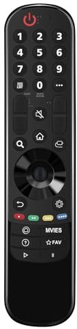 MR21GA IR Replacement Remote fit for LG Smart TV 86QNED99UPA 86QNED83UPA 86QNED90UPA 75QNED99UPA 75QNED90UPA 75QNED95UPA 65QNED90UPA 65QNED95UPA 65QNED83UPA 65QNED99UPA 75QNED83UPA