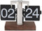 Cryfokt Flip-Tischuhr, Mechanische Flip-Uhr, Batteriebetrieben, Verstellbar, für Zuhause