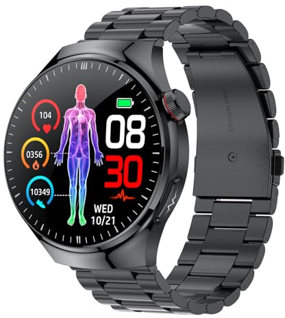 Medical Grade Blood Fat Smartwatches ECG+PPG Blood Pressure Health Monitoring