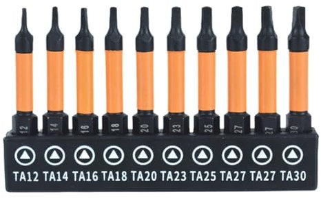 10 Stück Haltbarkeit Schraubendreher Dreikant Bit Präzise für Verschiedene Schrauben für Techniker und Hobbyisten