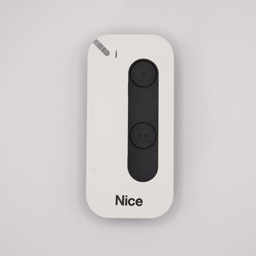Nice MyGO2BD Remote Control for Gates and Garage Doors - 2 Channels - IP30 - Frequency: 433.92 MHz - Coding: BD & O-Code - Compatible with OXIBD, OXI, OX2, FLOX2R, FLOXI2R Receivers