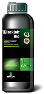 BLACKJAK BIO, Fisioattivatore Radicante con Leonardite, Stimolatore di Crescita per Applicazione Fogliare e Radicale
