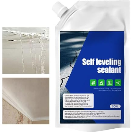 Masilla Para Grietas De Cemento Exterior - Sellador De Hormigón,Adhesivo Impermeable de Secado Rápido 500ml para Suelos Azulejos Piscina Entrada Muro