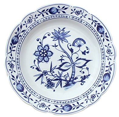 ESCHENBACH 13503806701227 Romantika Zwiebelmuster Teller tief 22 cm Porzellan