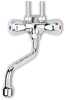 Zweiknopfarmatur / Mischarmatur für Übertischboiler QMIX 10 chrom