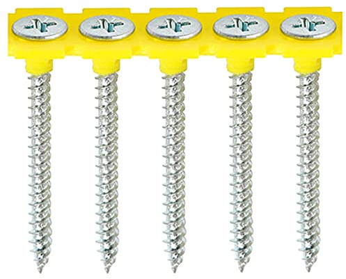 TIMco 00025COLDZYS BZP Collated Fine Drywall Screw 3.5 x 50 - Zinc (Box of 1000)