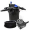 Set XXL per laghetti da 30000l Filtro a Pressione Chiarificatore UVC 18W Pompa 70W Tubo 25m