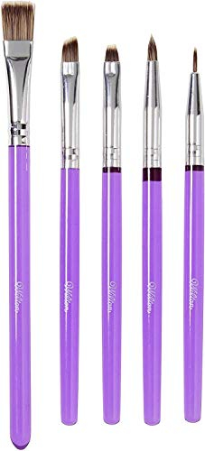 Wilton Brush Set, Cake Decorating, Food Safe, Painting, set of 5, 2.91 x 13.43 x 29.94 cm