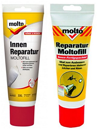 Moltofill Reparaturspachtel für Innen weiß 5 x 330g