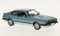 Ford Capri MKIII 2.8 Injection, metallic-blau/silber, 1982, Modellauto, Fertigmodell, WhiteBox 1:43