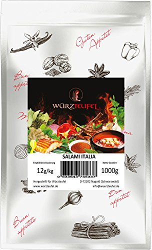 Salami Italia Kryddberedning, salamikrydda. För skärbeständiga råmogna permanenta korvsorter. Påse. (1 kg)