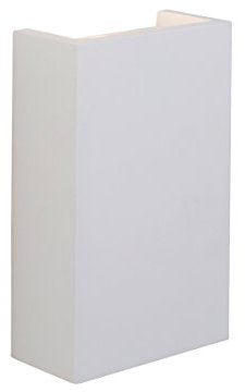 MORNINGTON Modern Paintable Plaster Compact LED Warm White 3500K Indoor Hallway Lounge Up/Down Wall Wash Light