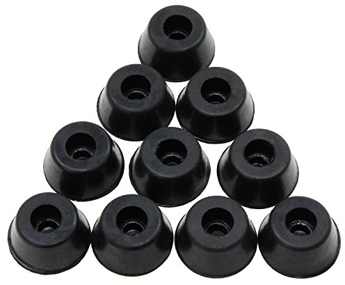 HSEAMALL 50PCS Rubber Feet Bumpers Pads Furniture Pads Chair Leg Floor Protectors,17 x 22 x 10mm Large Size