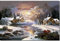 Fuumuui Peinture par Numéros Adultes et Enfants Débutants Comprend Pinceaux et Peintures Acryliques 40 x 50 cm - Paysage, Ville d'Hiver