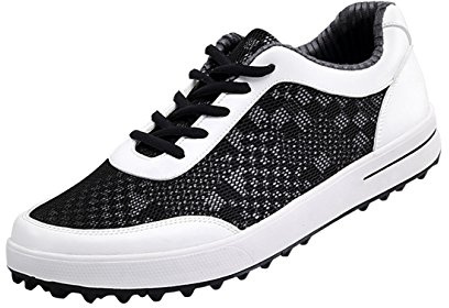 Zapatos de Golf de Malla Transpirable Spikeless para los Hombres