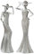 Dreamlight Moderne Dekoskulptur Dekofigur Skulptur Lady Diva Höhe 30 cm *1 Stück*