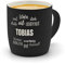 printplanet - Kaffeebecher mit Namen Tobias graviert - SoftTouch Tasse mit Gravur Design Positive Eigenschaften - Matt-gummierte Oberfläche - Farbe Schwarz
