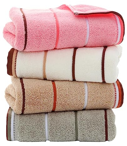 Qrity Lot de 4 Petites essuie-Mains en Coton, Serviette pour Cuisine, Torchons de Cuisine, Lavable en Machine, 35x75cm
