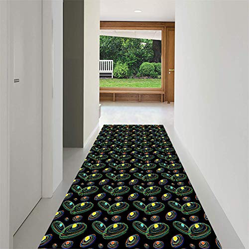 LIHY Korridor Teppich- Teppichläufer Waschbar Chemical Fiber European Style for Passage, Halle (Size : 60×100cm/2'×3'3)