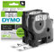 DYMO Original D1-Etikettenband | schwarz auf weiß | 12 mm x 7 m | selbstklebendes Schriftband| für LabelManager-Beschriftungsgerät | 2 Etikettenkassetten