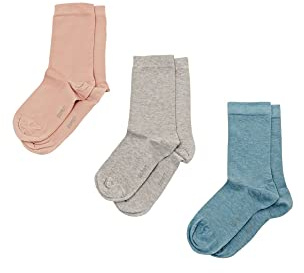 ESPRIT Damen Solid Mix 3-Pack Socken atmungsaktive biologische Lyocell Baumwolle verstärkte Damensocken hautfreundlich strapazierfähig einfarbig für Business Alltag Multipack 3 Paar | aus Biobaumwolle