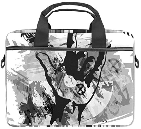 Heavy Metal Hand Laptop Shoulder Messenger Bag Crossbody Briefcase Messenger Sleeve for 13 13.3 14.5 Inch Laptop Tablet Protect Tote Bag Case