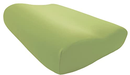 Edda Lux Bezug passend für Tempur ORIGINAL Schlafkissen S, M, L und XL, 50 x 31 cm, formbeständiger Jersey Kissenbezug für Nackenstützkissen, aus 100% Baumwolle, in Olive