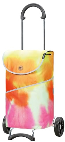 ANDERSEN Einkaufstrolley - Scala Shopper Mix A06 | mit Flüsterrädern, klappbar, aus Stahl, bis 40 kg - Tasche Limited Edition, Seitenfach, Innenfach, 46 L