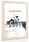Cadre photo bouleau avec verre antireflet - Dimensions de l'image : 50 x 70 cm - Largeur de la barre : 30 mm