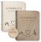 Stammbücher Holz Stammbuch der Familie personalisiert Aseni Holzbuch A5 oder A4 Familienstammbuch Herz beige braun Handarbeit